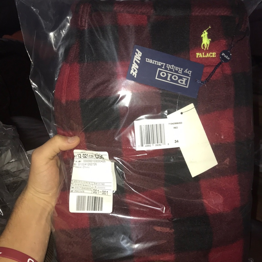 Polo Ralph Lauren X Palace Red Fleece Chino